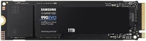 SAMSUNG 990 EVO SSD 1TB, PCIe 5.0 x2 M.2...