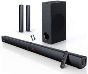 MEREDO Sound bar with Subwoofer 180W Det...