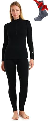 Merino.tech Merino Wool Base Layer Women...