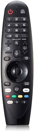 Remote for LG MR19BA AKB75635301 for LG TV Replacement Remote – Magic Remote Control for Smart TV, LG Universal Remote with Voice Control and Pointer Function, Compatible with 2017-2019 TV Models