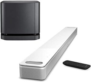 Bose Smart Soundbar 900, White with Bass...