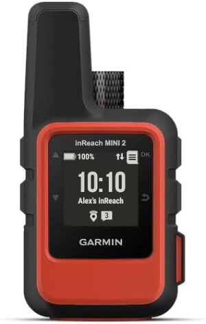 Garmin 010-02602-00 inReach Mini 2, Lightweight and Compact Satellite Communicator, Hiking Handheld, Orange