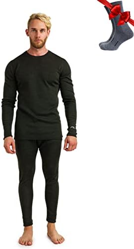 Merino.tech Merino Wool Base Layer Mens ...