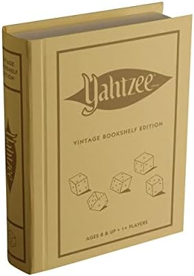 WS Game Company Yahtzee Vintage Bookshel...