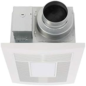 Panasonic FV-0511VHL1 WhisperWarm DC Bathroom Fan with Light and Heater - Simplified Ventilation and Heat - 50-80-110 CFM