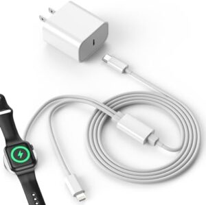 Upgraded Apple Watch Charger,2-in-1 USB ...