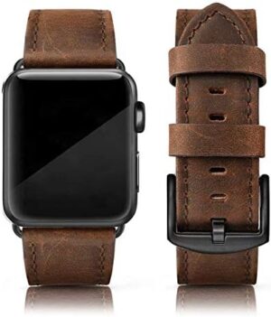 EDIMENS Leather Bands Compatible with Ap...