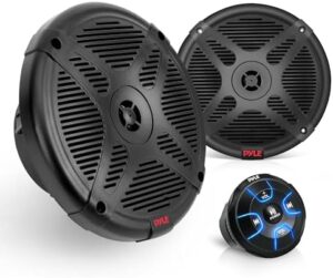 Pyle 6.5'' Dual Marine Speakers Kit - Wa...