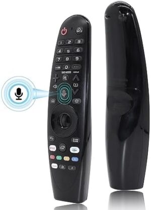 MR20GA for LG Magic Remote with Pointer and Voice Function Replacement for LG Remote MR19BA Magic Remote Control Compatible with Many LG Smart TV Models Netflix and Prime Video Hot Keys, Google/Alexa