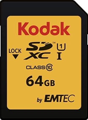 KODAK Premium Memory Card 64GB, 85MBs Re...