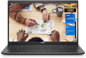 Dell Newest Business Laptop Latitude 3520, 15.6" FHD Display, Intel i7-1165G7, 32GB RAM, 1TB SSD, Webcam, USB-C, HDMI, Wi-Fi 6, Windows 11 Pro