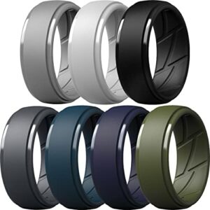 ThunderFit Silicone Ring Men, Breathable...