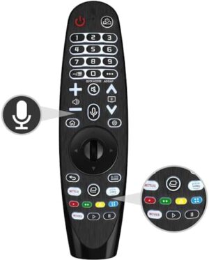 Backlit & Magic Remote for LG Smart TV, Replacement Magic Remote Control with Voice and Pointer Function Universal LG Remote for LG UHD OLED QNED NanoCell 4K 8K Models, Google/Alexa