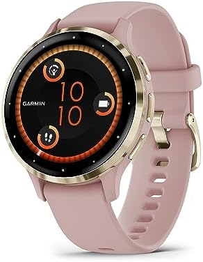 Garmin Venu 3S Soft Gold Stainless Steel...