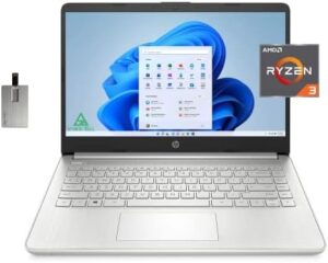 HP 14 HD Laptop, AMD Ryzen 3-3250U Proce...