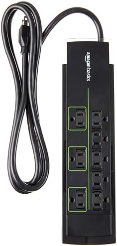 Amazon Basics Rectangular 8-Outlet Power...