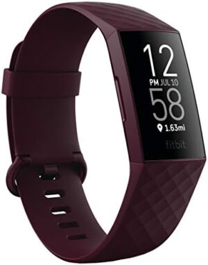 Fitbit Charge 4 Fitness Tracker, Rosewood/Rosewood