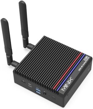 MINIX Z100-0dB Fanless Mini PC, Intel 12...