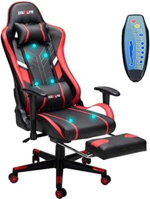 Douxlife Massage Gaming Chair 7-Point, A...