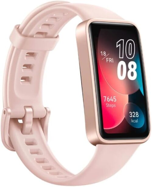 HUAWEI Watch Band 8 Smartwatch 1.47" AMOLED with Silicone Strap 14-Day Battery Life, Heart Monitoring, Waterproof – Sakura Pink - Image 3