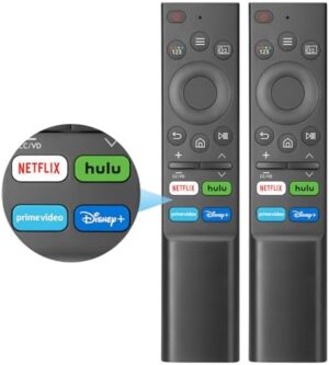 (Pack of 2) Universal Replacement for Samsung-TV-Remote Control Compatible with Samsung Smart TV Frame Crystal QLED OLED UHD Curved Neo 4/8K TVs