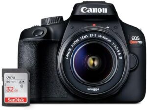 Canon EOS Rebel T100 DSLR Camera with EF...