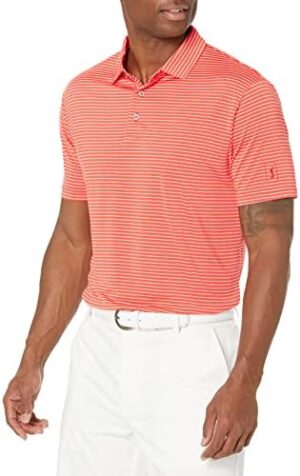 PGA TOUR Men's Feeder Stripe Short Sleev...