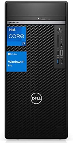 DELL OptiPlex 7000 Series 7090 Tower Business Desktop, Intel Core i7-11700, 32GB RAM, 1TB SSD, DVD-RW, Display Port, Wired Keyboard & Mouse, Wi-Fi, Wi...