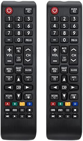 (Pack of 2) Universal for Samsung TV Remote, Replacement for Samsung Smart TV - LED LCD HDTV QLED SUHD UHD 4K 3D TV