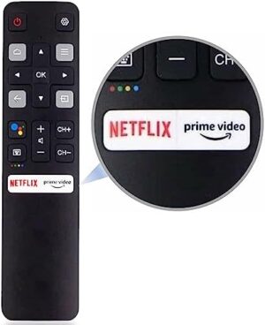 Remote RC802V FNR2 Fit for TCL Android 4K Smart TV 40S334 50S434 55S434 75S434 40S330 70S430 32S334 55S435 50S435 43S434 32S6500A 65P8S 65P8 49S6800FS 32S6500S 32A325 [NO Voice Function]