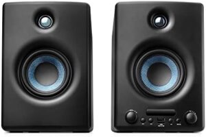 PyleUsa HiFi Active Bookshelf Speaker wi...