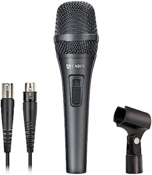 CAROL Dynamic Microphone Vocal with Card...