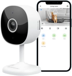 GALAYOU WiFi Camera 2K, Indoor Home Secu...