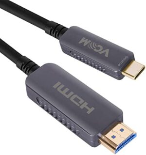 VCOM USB-C to HDMI Fiber Optic Cable for...