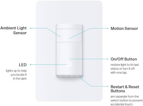 Kasa Smart Motion Sensor Switch, Single ... - Image 3