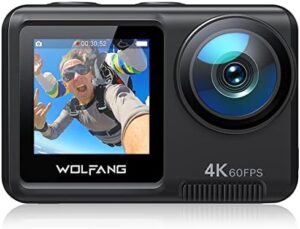 WOLFANG GA420 Action Camera 4K 60FPS 24M...