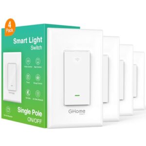 GHome Smart Switch,Smart Wi-Fi Light Swi...