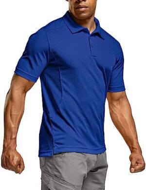 CQR Men's Polo Shirt, Long and Short Sle...