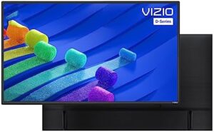 VIZIO 40-Inch Class D-Series Full HD LED 1080p Smart TV, V-Gaming Engine, Apple AirPlay 2 and Chromecast Built-in + Free Wall Mount (No Stands) - D40f-J09 (Renewed)