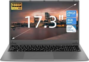 SGIN Laptop, 17" IPS Full HD Display Lap...