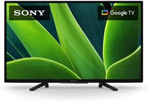 Sony 32 Inch 720p HD LED HDR TV W830K Series with Google TV and Google Assistant-2022 Model, Black