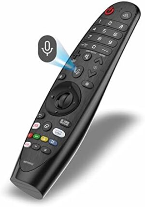 Universal LG tv Remote Control for LG Smart tv MR21GA MR20GA MR19BA MR18BA AKB75855501/2/3 Support Web OS with Pointer, Voice and Mouse, Netflix and Prime Video Hot Keys, Google/Alexa Voice Function