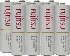 Fujitsu Ready-to-use HR3UTC AA Rechargeable Battery NiMH 1.2V Min. 1900mAh Made in Japan 8 Pcs