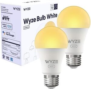 Wyze Bulb White, 800 Lumen, 90+CRI WiFi ...