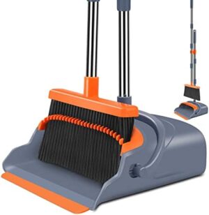 kelamayi Upgrade Broom and Dustpan Set, ...