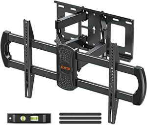 ELIVED UL Listed TV Wall Mount for Most 37-75 Inch Flat Screen TVs, Swivel and Tilt Full Motion TV Mount Bracket with Articulating Arms, Max VESA 600x400mm, 100 lbs. Loading, 8“-16" Wood Studs