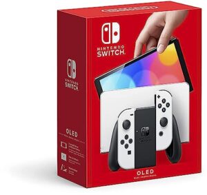 Nintendo Switch – OLED Model w/ White Jo...