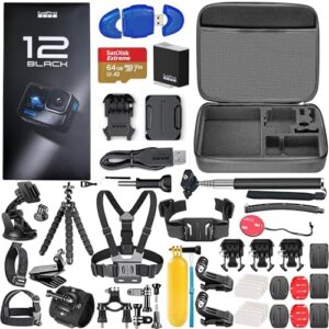 GoPro HERO12 Black - Waterproof Action C...