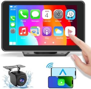 LANGDA Portable Wireless Carplay Screen ...