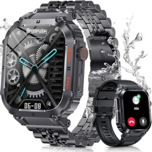Military Smart Watch for Men with Blueto...